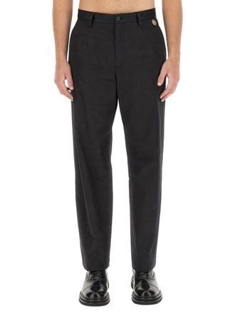 Dolce & Gabbana Black Flat Front Pants