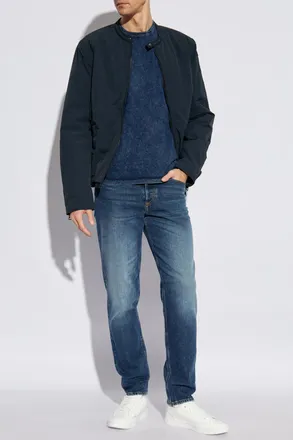 Diesel T-shirt T-ADJIND, Mens, Navy Blue