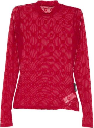 Marine Serre Red Monogram Top