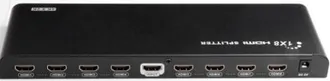 DKD Home Decor Splitter 1x8 Hdmi Soporta Full Hd, 3d, V&iacute;deo 4kx2k Hdcp Lenkeng Lkv318edid
