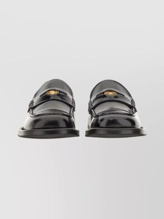 Moschino leather berlin loafers