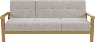 Sit&more 3-Sitzer »Billund« Armlehnen aus eichefarbigem Buchenholz, verschiedene Bezüge und Farben