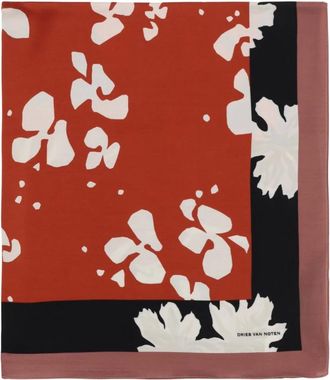 Dries Van Noten Pa&ntilde;uelo de Viscosa Estampado - Accessories - Mujer - Multicolor - ONE SIZE