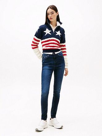 Tommy Hilfiger Vaqueros Nora ce&ntilde;idos de cintura media