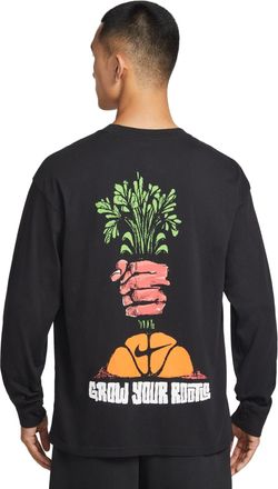 Nike Essential Long-Sleeve T-Shirt Grow Your Roots - Black IH4134-010