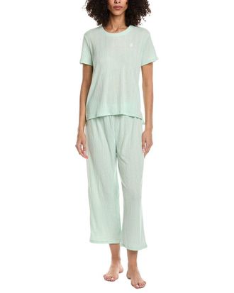 Tommy Hilfiger 2Pc T-Shirt & Crop Pant Pajama Set