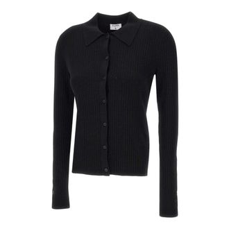 Filippa K Dames, Truien, Zwart, Maat: S Viscose