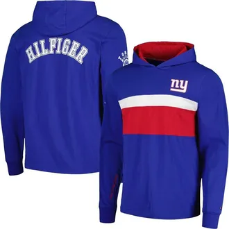 Tommy Hilfiger Mens Tommy Hilfiger Royal New York Giants Morgan Long Sleeve Hoodie T-Shirt at Nordstrom, Size Xx-Large