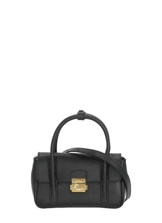 Coccinelle C-Me Lock Mini Bag with Gold-Tone Hardware