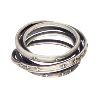 Werkstatt M&uuml;nchen Anillo Wound Unite - Accessories - unisex - Gris - S