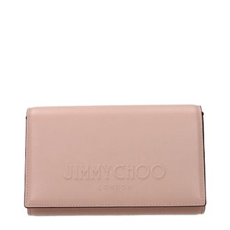 Jimmy Choo London Avenue Pochette Damen Rosa/Puderrosa Leder
