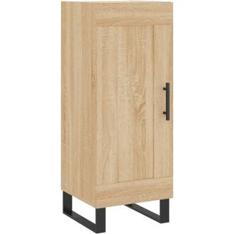 vidaXL Sideboard Sonoma Oak 34.5x34x90 cm Engineered Wood vidaXL