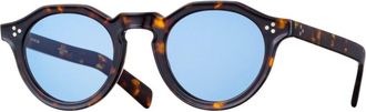 Eyevan 7285 Mason-Sun-E TORT-BLU Mens Sunglasses Tortoiseshell Size 46