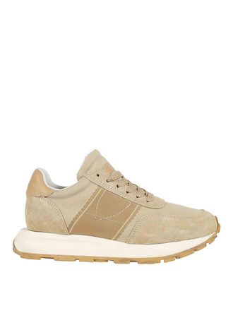 Philippe Model Beige And White Tour Sneakers