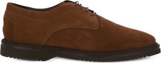 Ortigni Derby in pelle scamosciata - Marrone