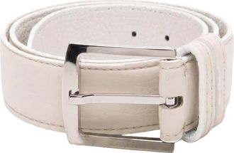 Kiton Belts - Heren - Riemen - Wit - 100 CM - Accessoires
