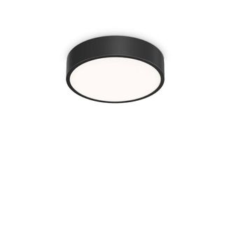 Netlighting Ray Integrated LED Semi Flush Light Black 2000Lm 30004000K IP44