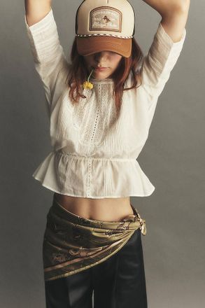 The Great. Victorian Lace Top