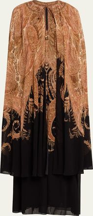 Zimmermann Hypnotic Cape Maxi Dress