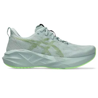 Asics Mens Novablast 5 Road-Running Shoes Green 11.5