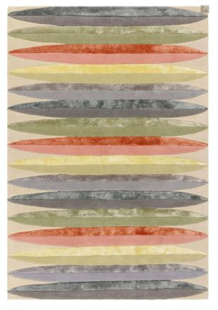 Novatrend Alfombra moderna tufted a mano en lana multicolor 160x230 cm