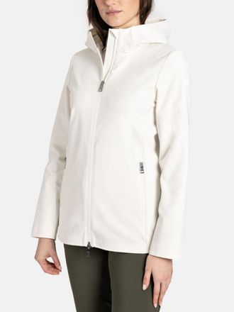Canadian Suki Tech Minimalist White Jacket