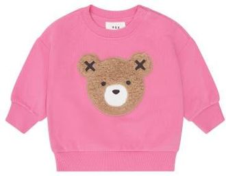 Huxbaby Furry Huxbear Sweatshirt Girls in Strawberry at Nordstrom, Size 6-12M Au