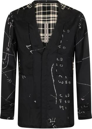Rick Owens Blouses & Shirts - Heren - Blazers - Zwart - 5XL - Jassen