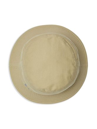 Burberry Embroidered EKD Logo Bucket Hat - Beige