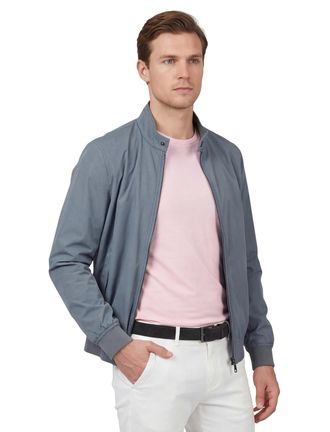 Reset Windjack Reset blauw Luca opstaande kraag