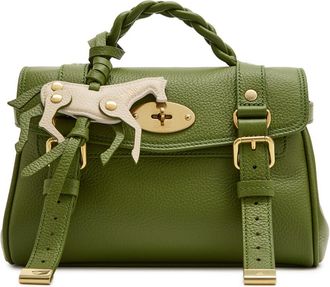 Mulberry Mini Alexa Grained Leather top Handle bag - Green - One Size