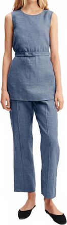 Poss&eacute; Thea Trouser In Steel Blue