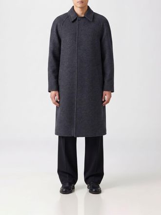 Valentino Garavani Knee-Length Single-Breasted Wool Coat with Classic Collar
