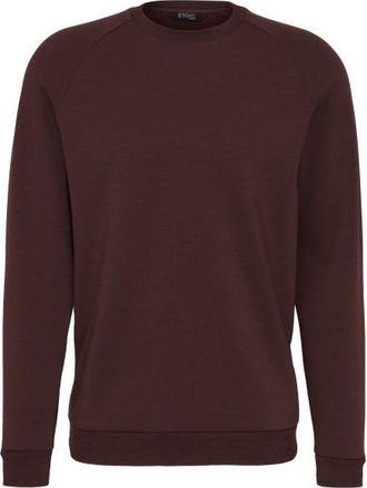 Stoic MerinoFleece270 MMXX.Lulea Crew Merinopullover f&uuml;r Herren | braun