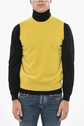 Malo Maglia Girocollo Senza Maniche in Cashmere taglia 48