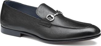 Johnston & Murphy Taylor Bit Loafer in Black Italian Calfskin at Nordstrom, Size 11.5