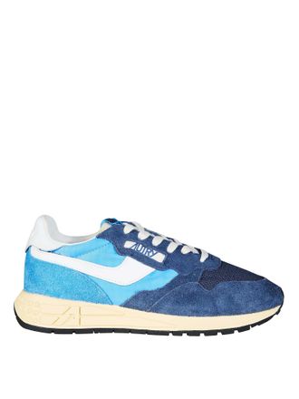 Autry Blue Reelwind Low Side Stripe Sneakers