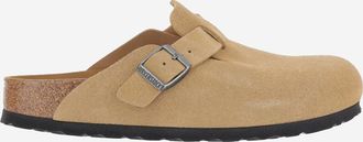 Birkenstock Boston leren klompen