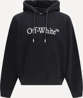 Off-white Big Logo Bookkish Over Hoodie Male XL