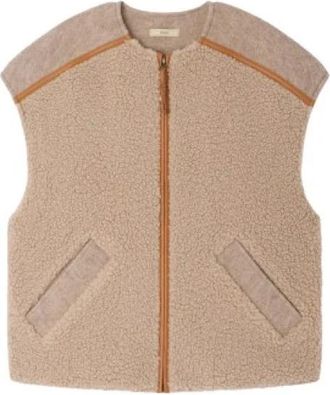 Sessun Vest - Dames - Bodywarmers - Beige - S - Jassen