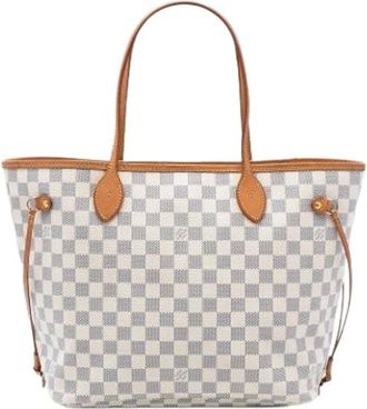 Louis Vuitton Pre-owned Tote Bags, female, White, Size: ONE SIZE Pre-owned Neverfull MM
