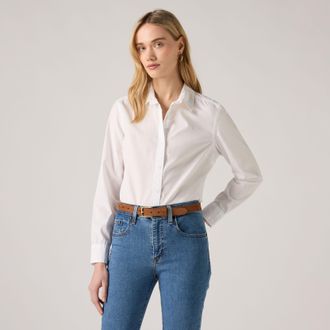 Levi's Classic Shirt - Womens - XL - White