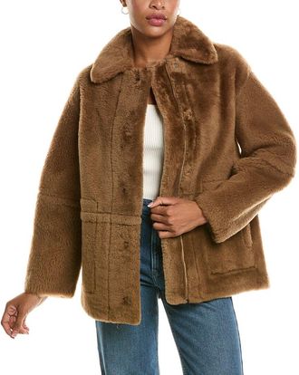 Vince Reversible Shearling Plush Jacket
