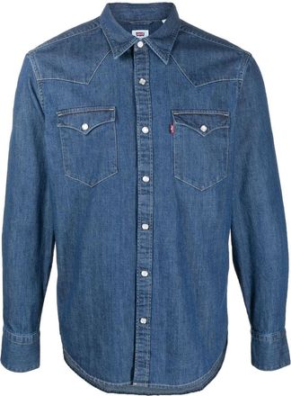 Levi's long-sleeve denim shirt - men - Cotton - L - Blue