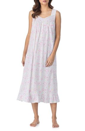Eileen West Cotton Nightgown in Wht Novel at Nordstrom, Size X-Small