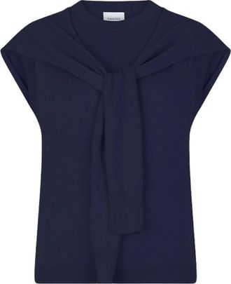 Dante6 Dames, Truien, Blauw, Maat: S Katoen