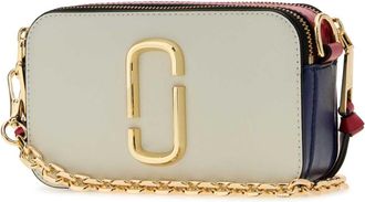 Marc Jacobs Womens The Snapshot Crossbody Bag Multicolor Leather
