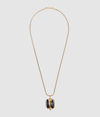 Isabel Marant Sautoir Long Necklace Black