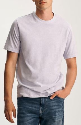 Mavi Pale Blue Slub Cotton Blend T-Shirt in Halogen Blue at Nordstrom, Size Xx-Large