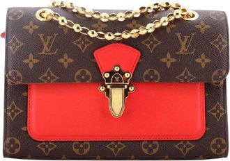 Louis Vuitton Red Monogram Canvas & Leather Victoire